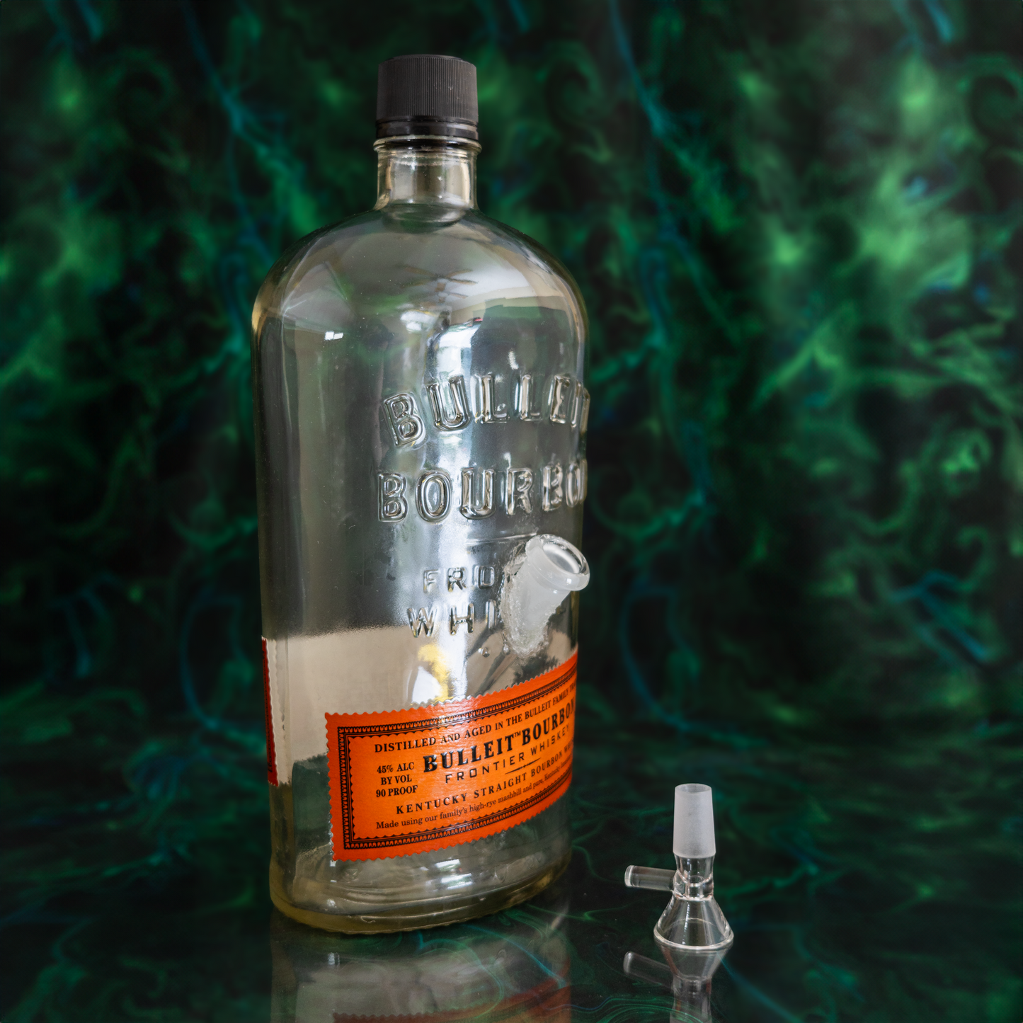 Bulleit Bourbon Bottle Bong