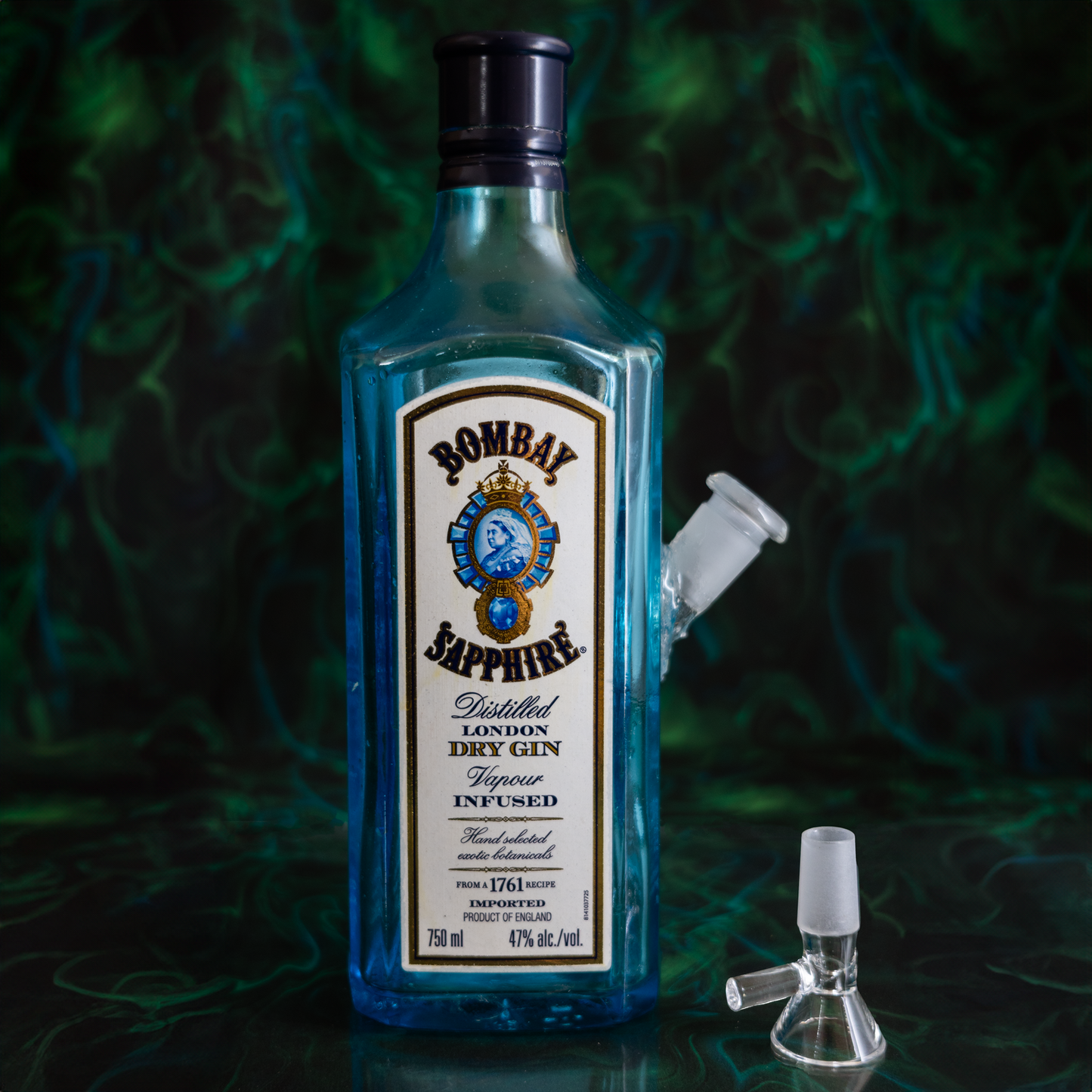 Bombay Sapphire Bottle Bong