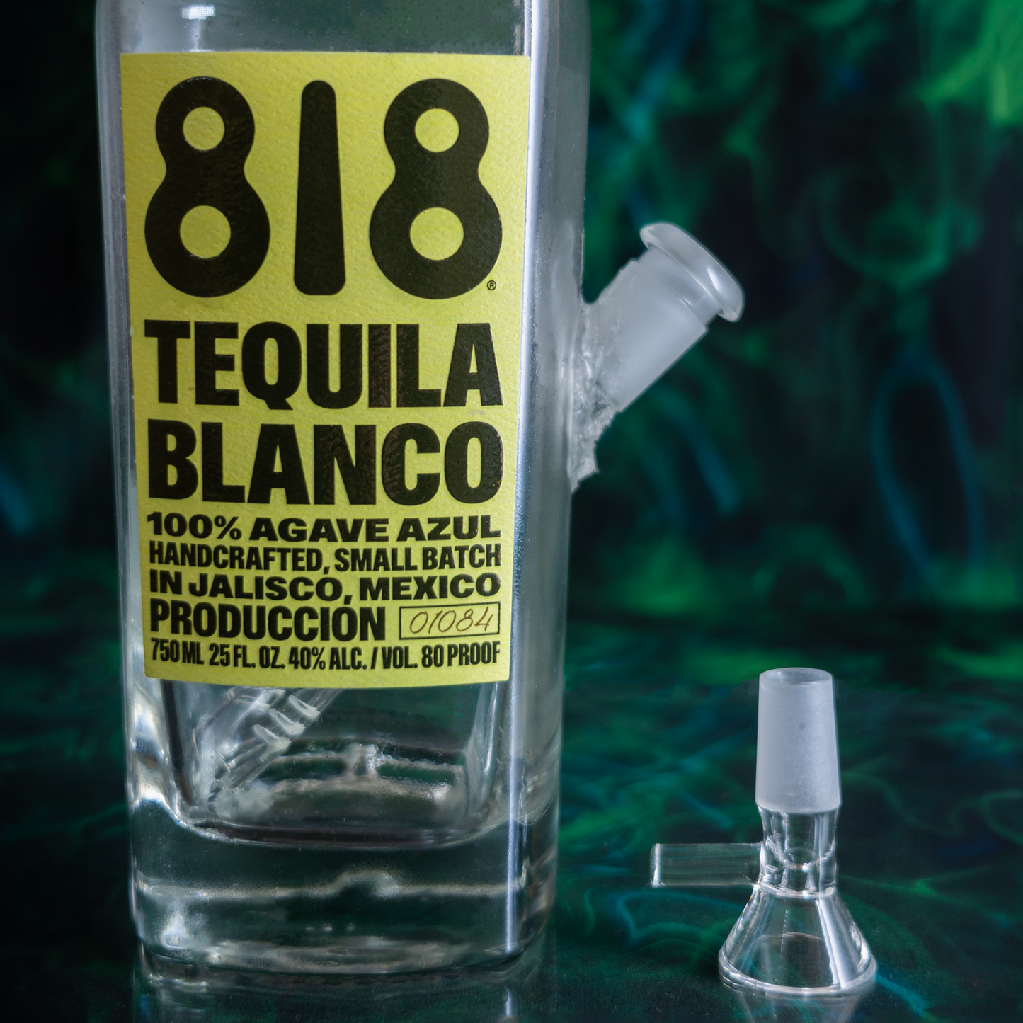 818 Tequila Blanco Bottle Bong