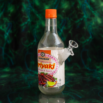Kikkoman Teriyaki sauce bottle water pipe